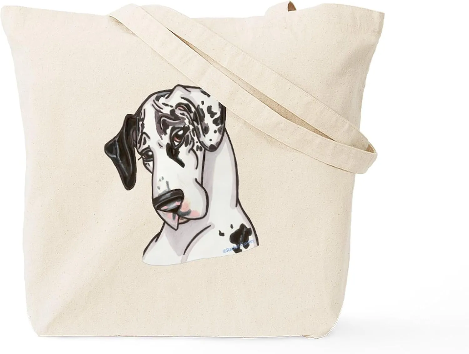CafePress NH Shy Tote Bag Natural Canvas Tote Bag, Reusable Shopping Bag