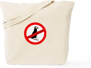 CafePress No Puffin' Tote Bag Reusable Natural Beige Canvas Shopping Bag