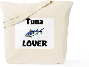 CafePress Tuna Lover Tote Bag Reusable Natural Beige Canvas Shopping Bag