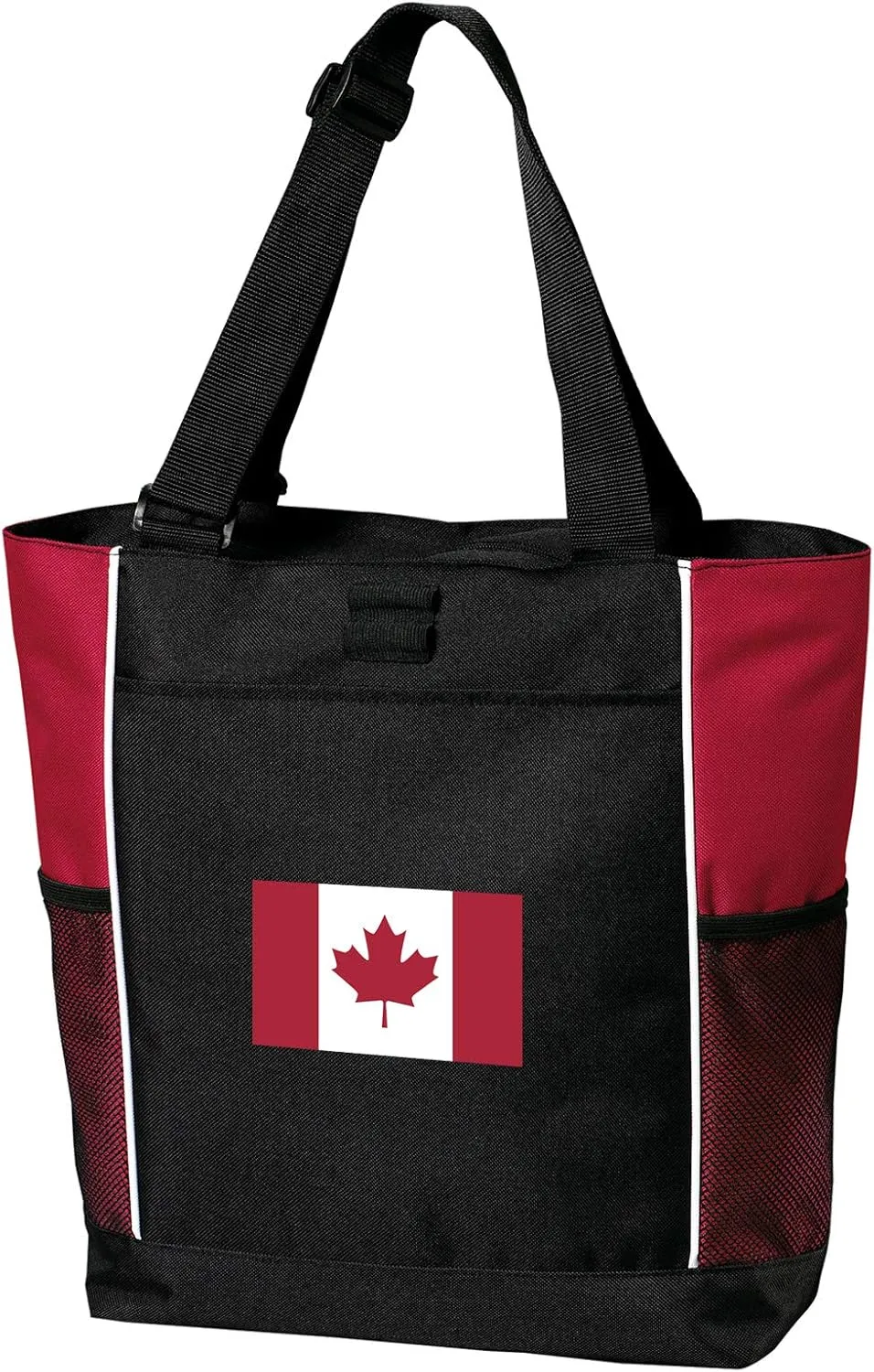 Canada Flag Tote Bags Red Canada Totes Beach Travel