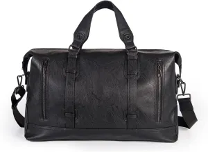 Carry on Garment Duffle Bag for Travel, 2 in 1 Hanging Suitcase Suit Bag for Women, Garment Bag Duffle Bag Combo with Shoe Pouch, Gifts for Women (Black-2)