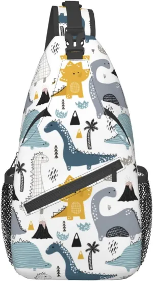 Casual Sling Bag Crossbody Shoulder Backpack Gym Sports Travel Hiking Daypack Chest Bag Small Backpack for Women Men