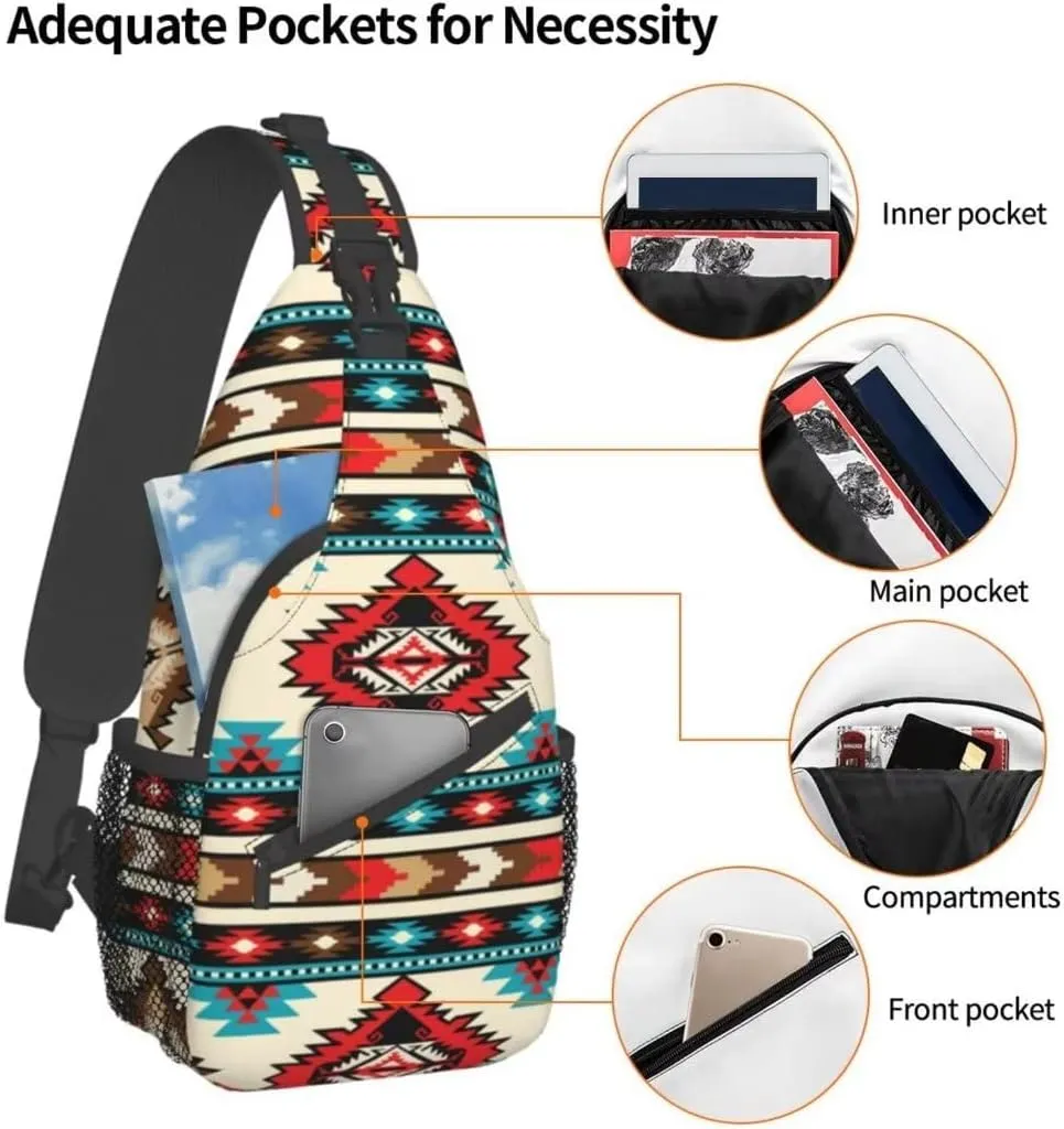 Casual Sling Bag Crossbody Shoulder Backpack Gym Sports Travel Hiking Daypack Chest Bag Small Backpack for Women Men