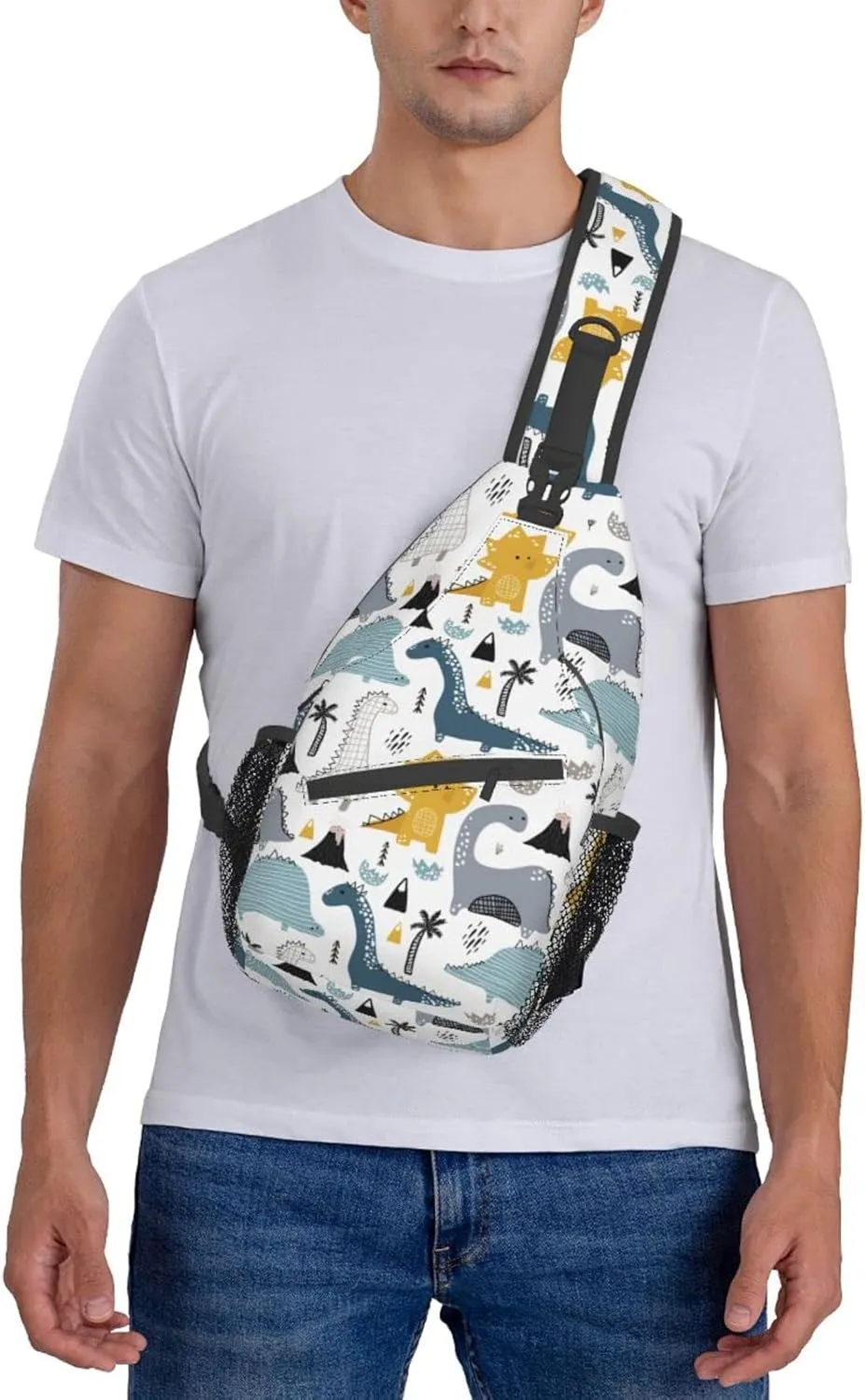 Casual Sling Bag Crossbody Shoulder Backpack Gym Sports Travel Hiking Daypack Chest Bag Small Backpack for Women Men