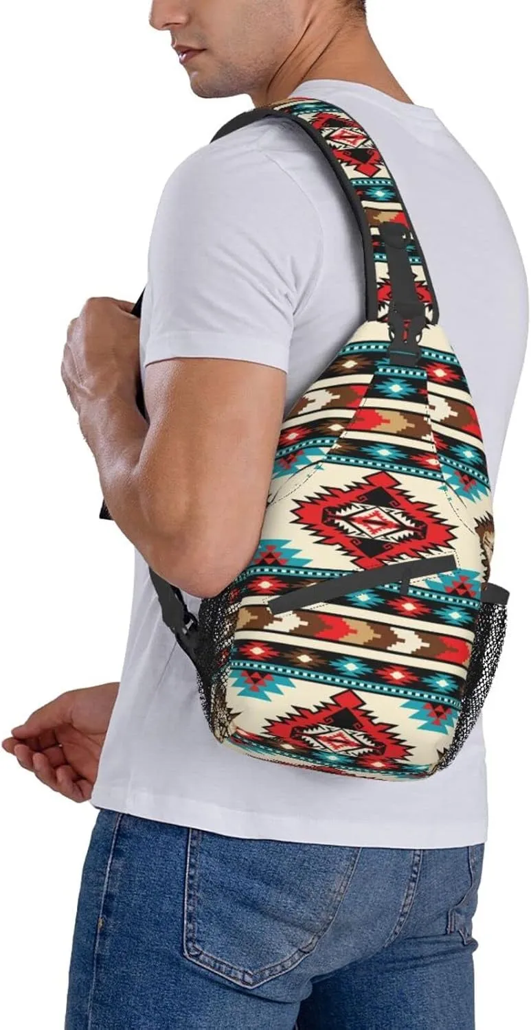 Casual Sling Bag Crossbody Shoulder Backpack Gym Sports Travel Hiking Daypack Chest Bag Small Backpack for Women Men