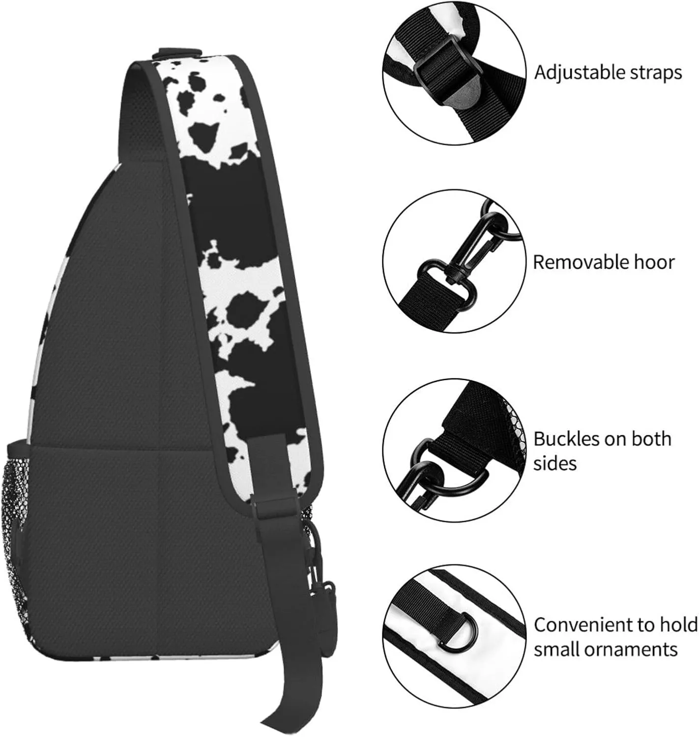 Casual Sling Bag for Women Men Travel Crossbody Sling Backpack Small Chest Shoulder Bag Gym Sports Hiking Daypack