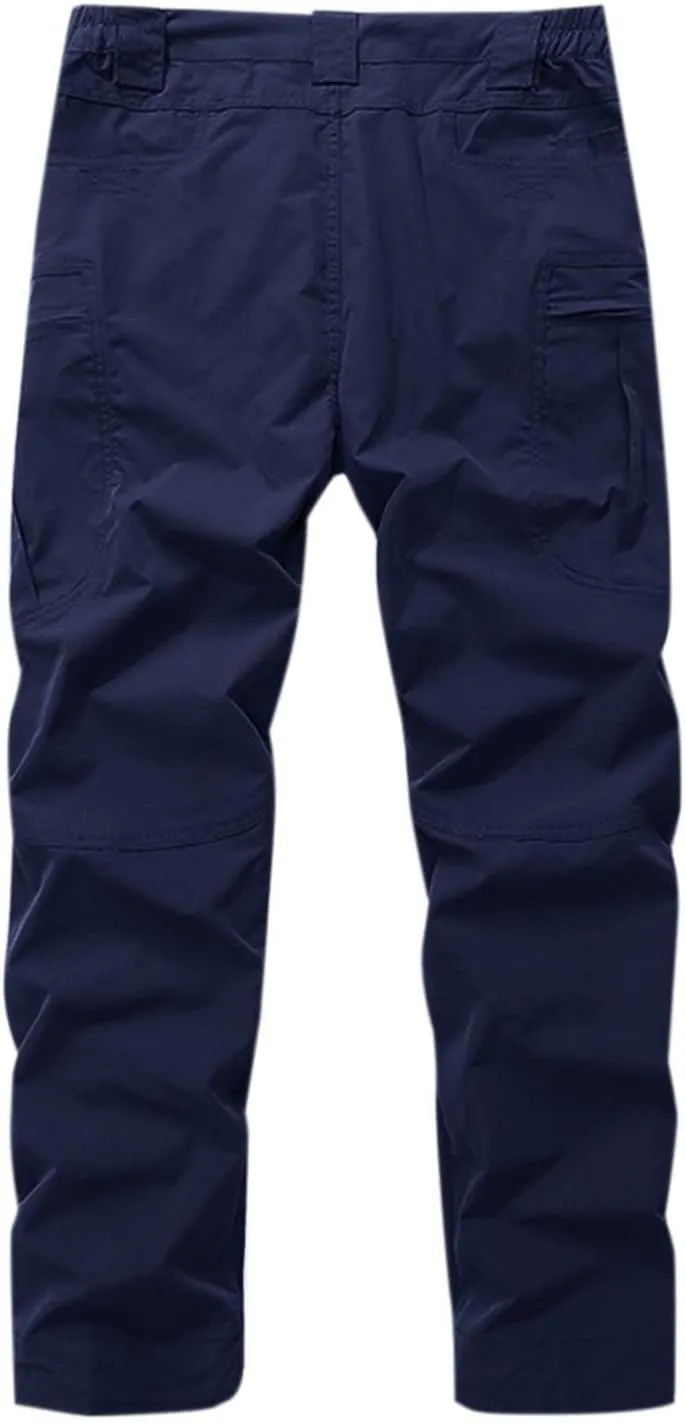 Casual Tactical Pants Mens Fashion Jogger Pants Solid Athletic Pants Classic Camping Pants Comfort Basic Pants