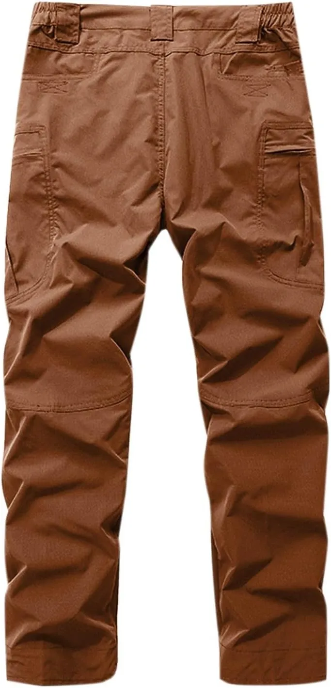 Casual Tactical Pants Mens Fashion Jogger Pants Solid Athletic Pants Classic Camping Pants Comfort Basic Pants