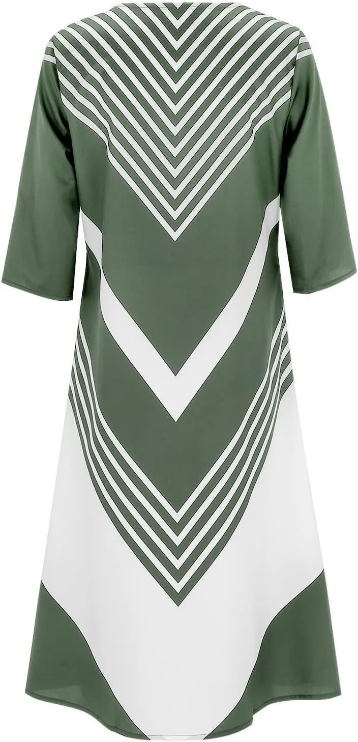Ceboyel Summer Boho Dresses for Women 2023 Short Sleeve Maxi Long Dress Floral Print Casual Dress Trendy Ladies Outfits