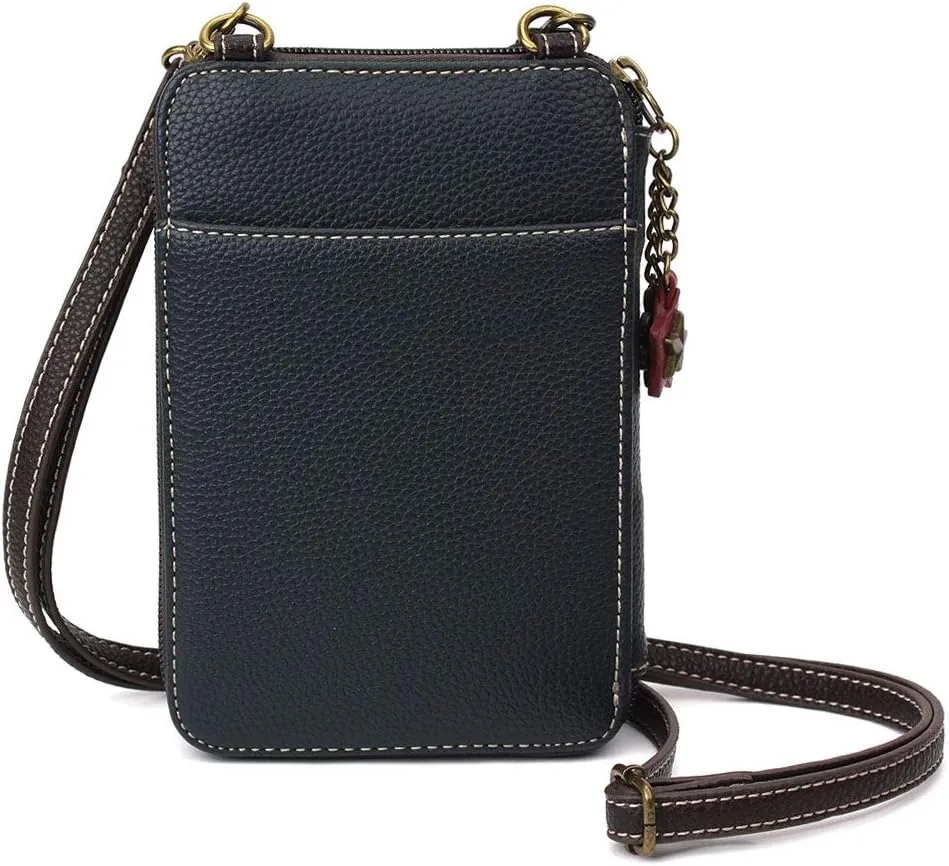 CHALA Wallet Crossbody Cell Phone Purse - Women Faux Leather Multicolor Handbag with Adjustable Strap
