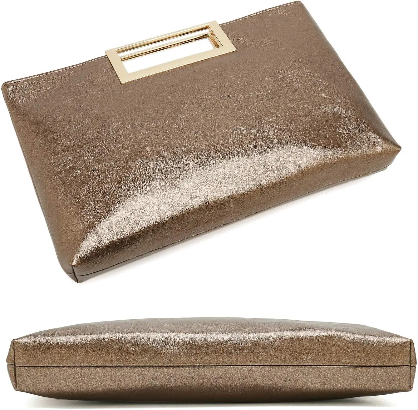 CHARMING TAILOR Fashion PU Leather Handbag Stylish Women Convertible Clutch Purse