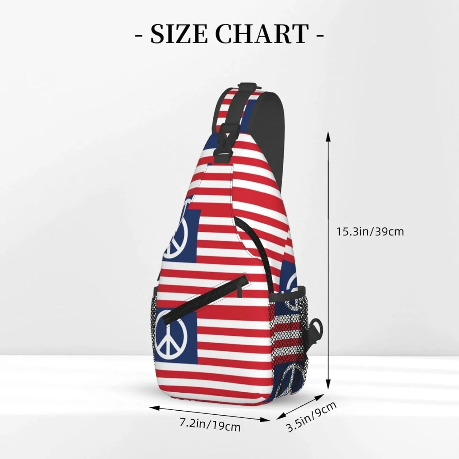 Chest Sling Bag Crossbody Shoulder Backpack Bag Gym Cycling Travel Hiking Daypack Cross Bag
