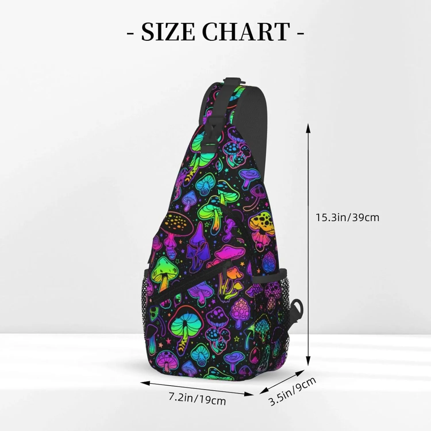 Chest Sling Bag Crossbody Shoulder Backpack Bag Gym Cycling Travel Hiking Daypack Cross Bag