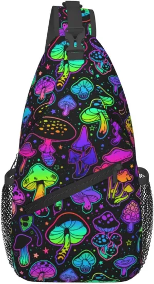 Chest Sling Bag Crossbody Shoulder Backpack Bag Gym Cycling Travel Hiking Daypack Cross Bag