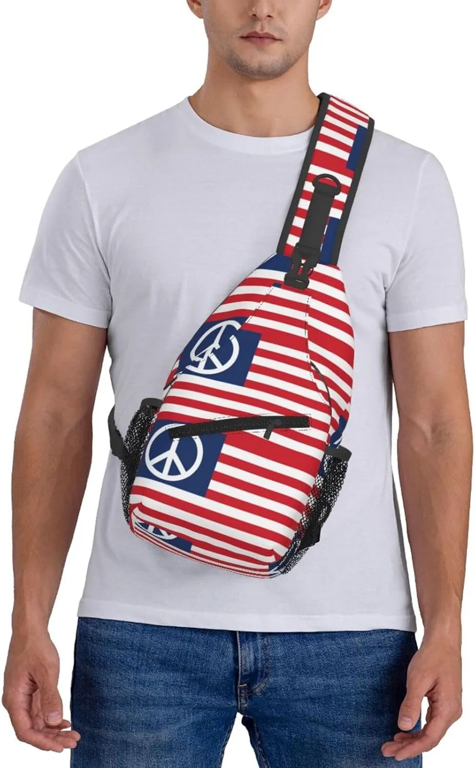Chest Sling Bag Crossbody Shoulder Backpack Bag Gym Cycling Travel Hiking Daypack Cross Bag
