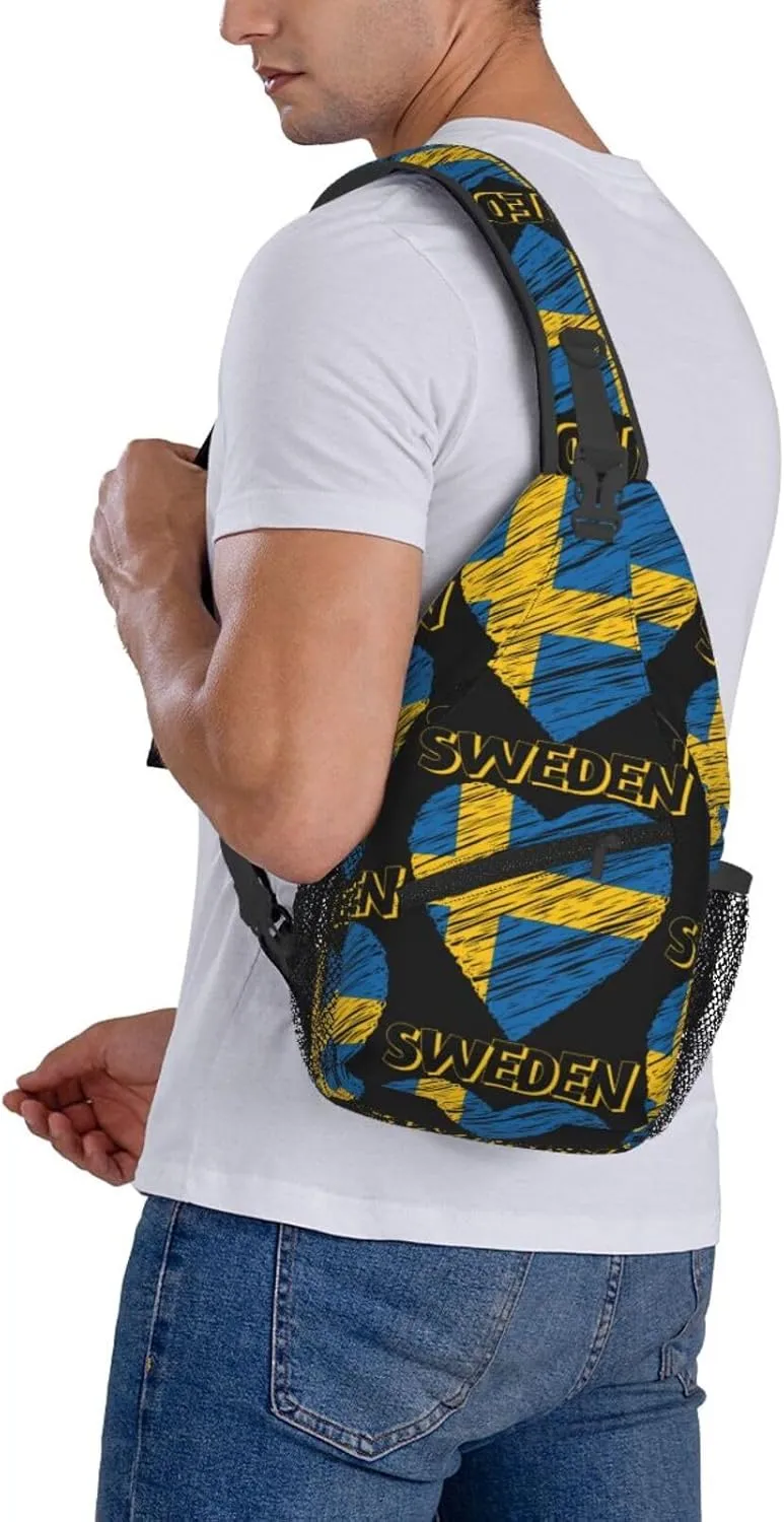 Chest Sling Bag Crossbody Shoulder Backpack Bag Gym Cycling Travel Hiking Daypack Cross Bag