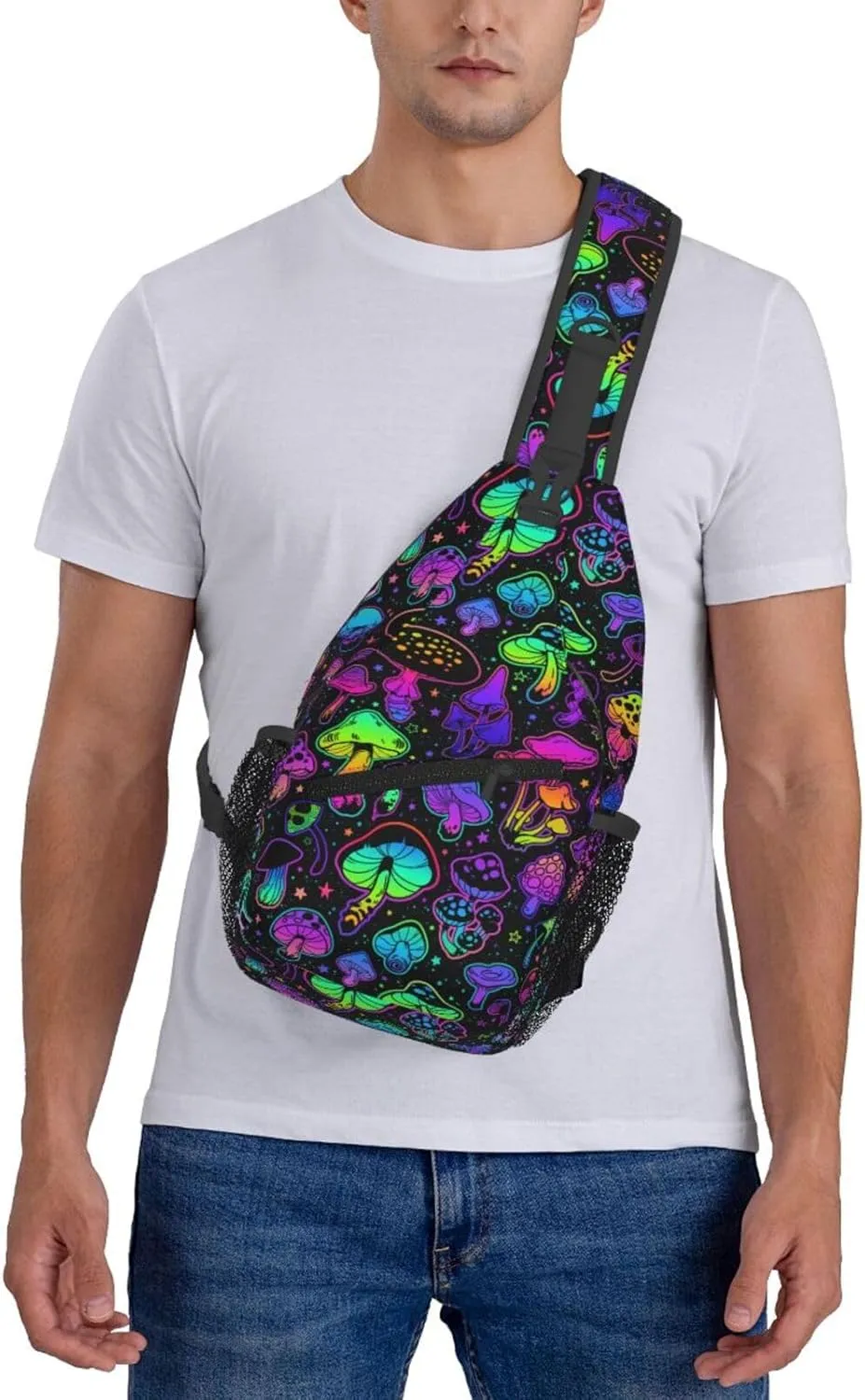 Chest Sling Bag Crossbody Shoulder Backpack Bag Gym Cycling Travel Hiking Daypack Cross Bag