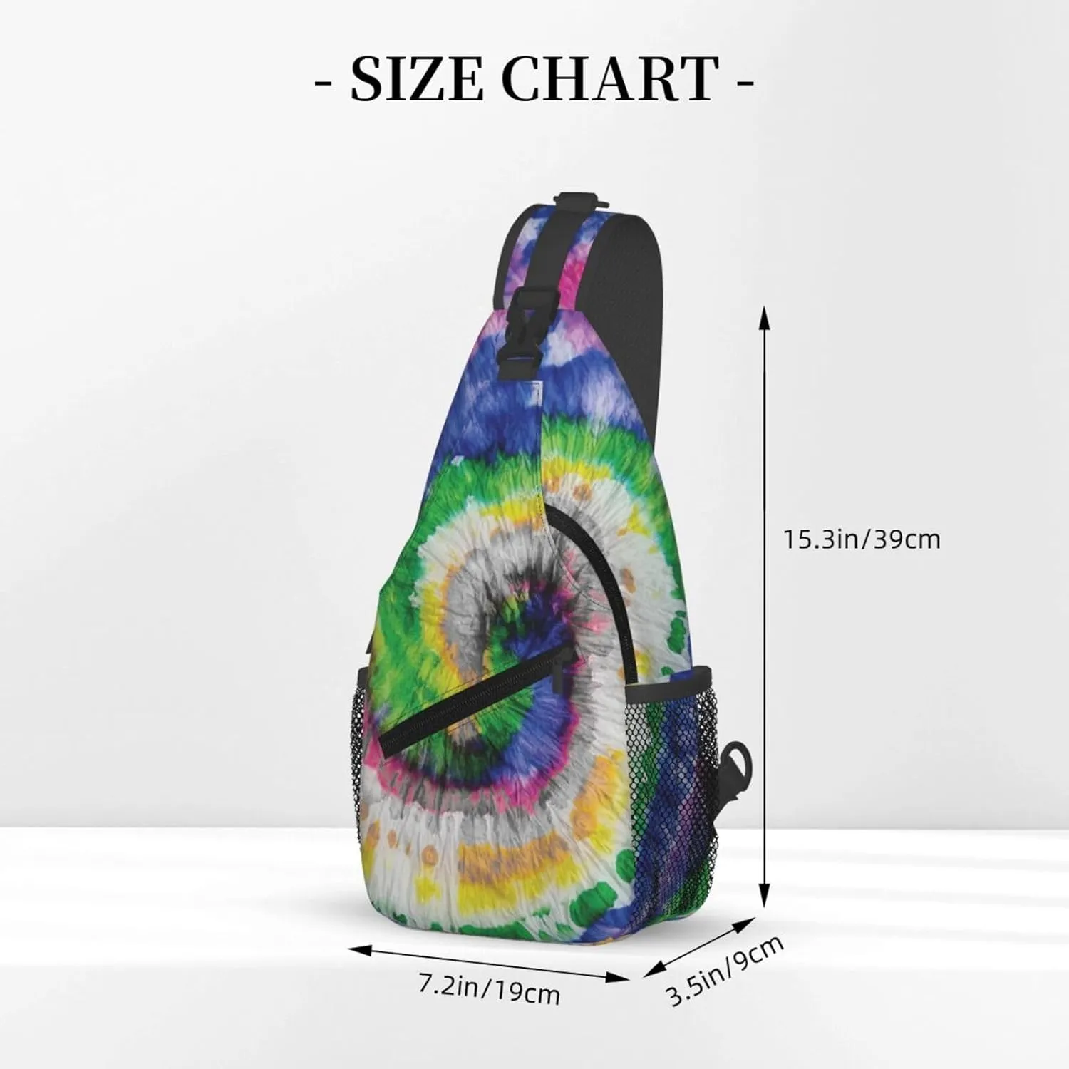 Chest Sling Bag Crossbody Shoulder Backpack Bag Gym Cycling Travel Hiking Daypack Cross Bag
