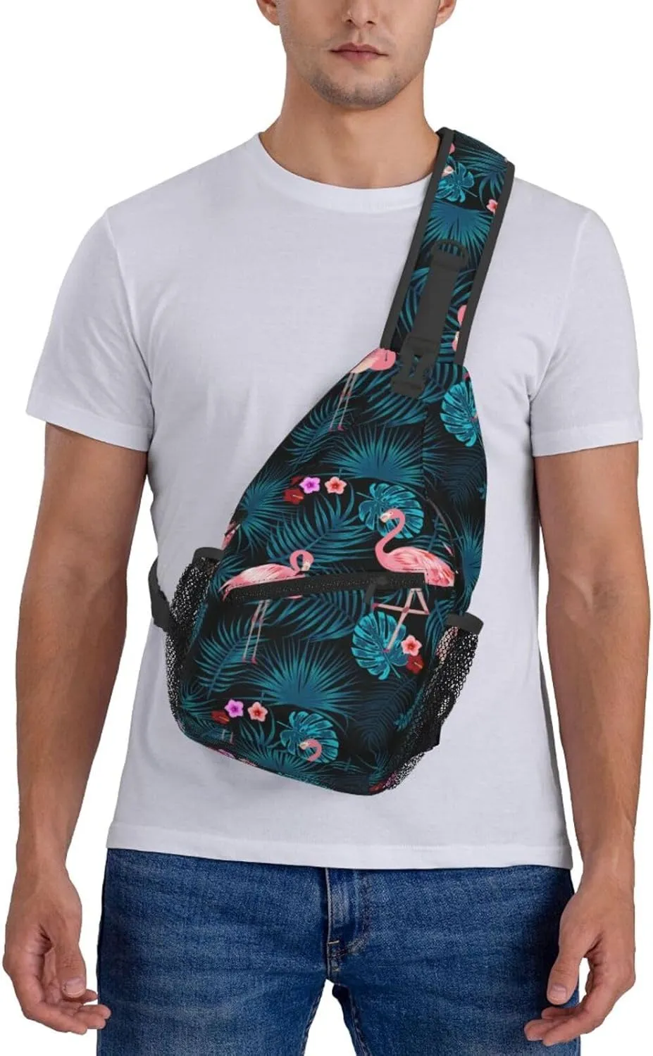 Chest Sling Bag Crossbody Shoulder Backpack Bag Gym Cycling Travel Hiking Daypack Cross Bag