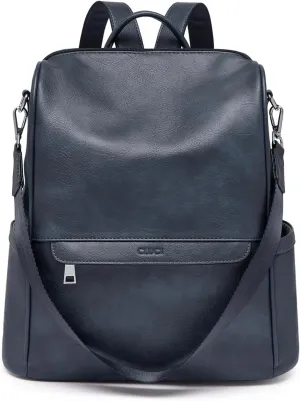 CLUCI Womens Backpack Purse Leather Anti-theft Large Fashion Designer Travel Bag Ladies Shoulder Bags