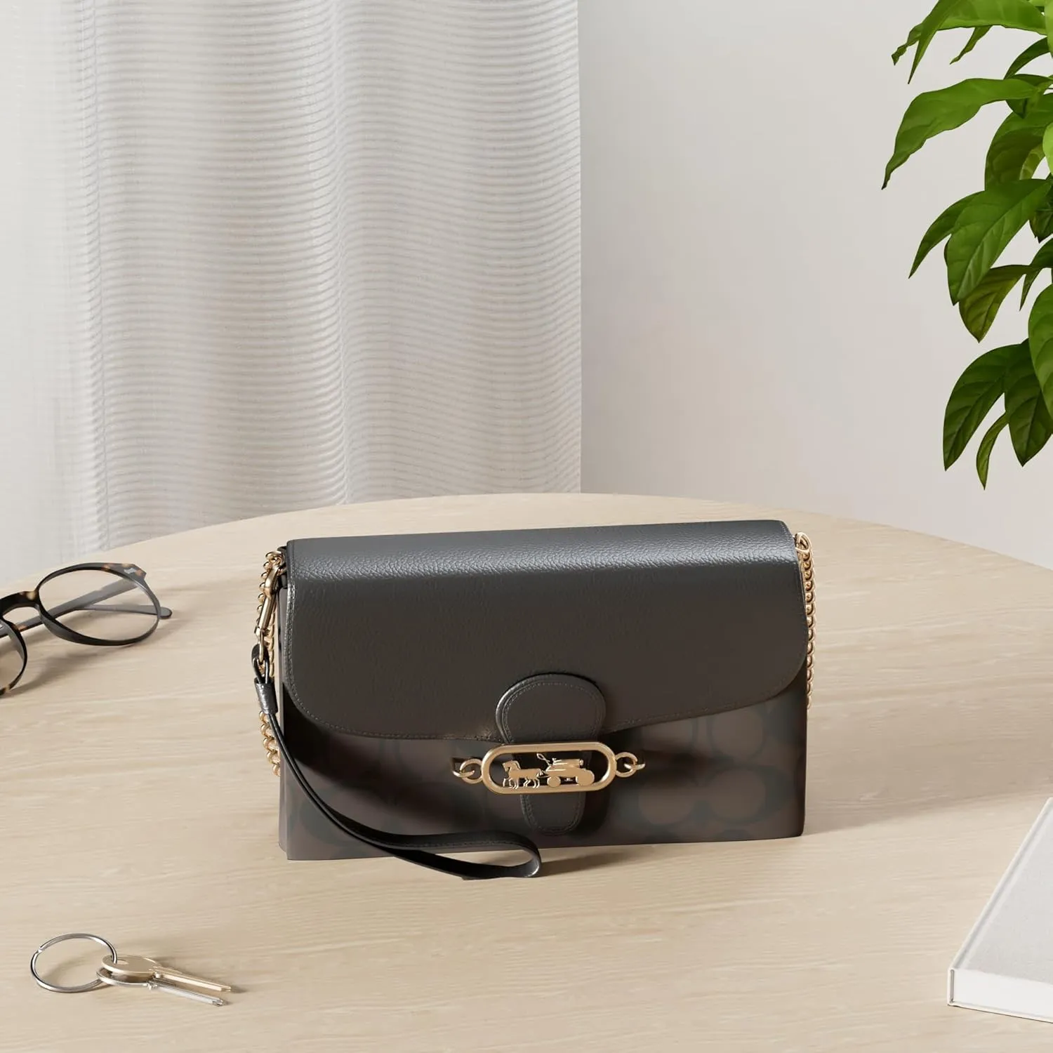 Coach Women's Signature Elle Hardware Chain Crossbody