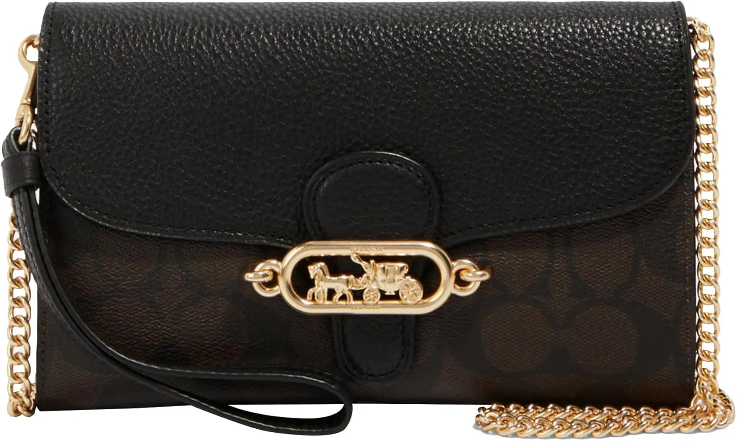 Coach Women's Signature Elle Hardware Chain Crossbody