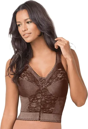 Comfort Choice Women's Plus Size Easy Enhancer Wireless Longline Posture Bra