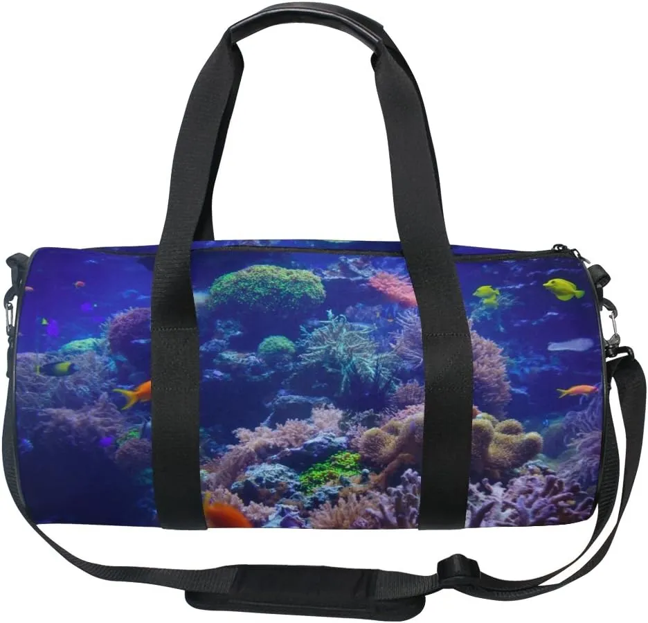 Cooper girl Coral Duffels Bag Travel Sport Gym Bag