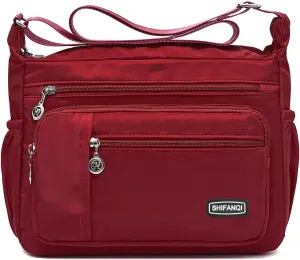 Crossbody Bag for Women,Multi Pockets Cross Body Purses for Women, Ladies Shoulder Bag, Travel Purses and Handbags