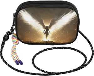 Crossbody Bag Wing Archangel Cool for Women Cell Phone Purses Women's Small Shoulder Handbags Wallet Purse with Strap