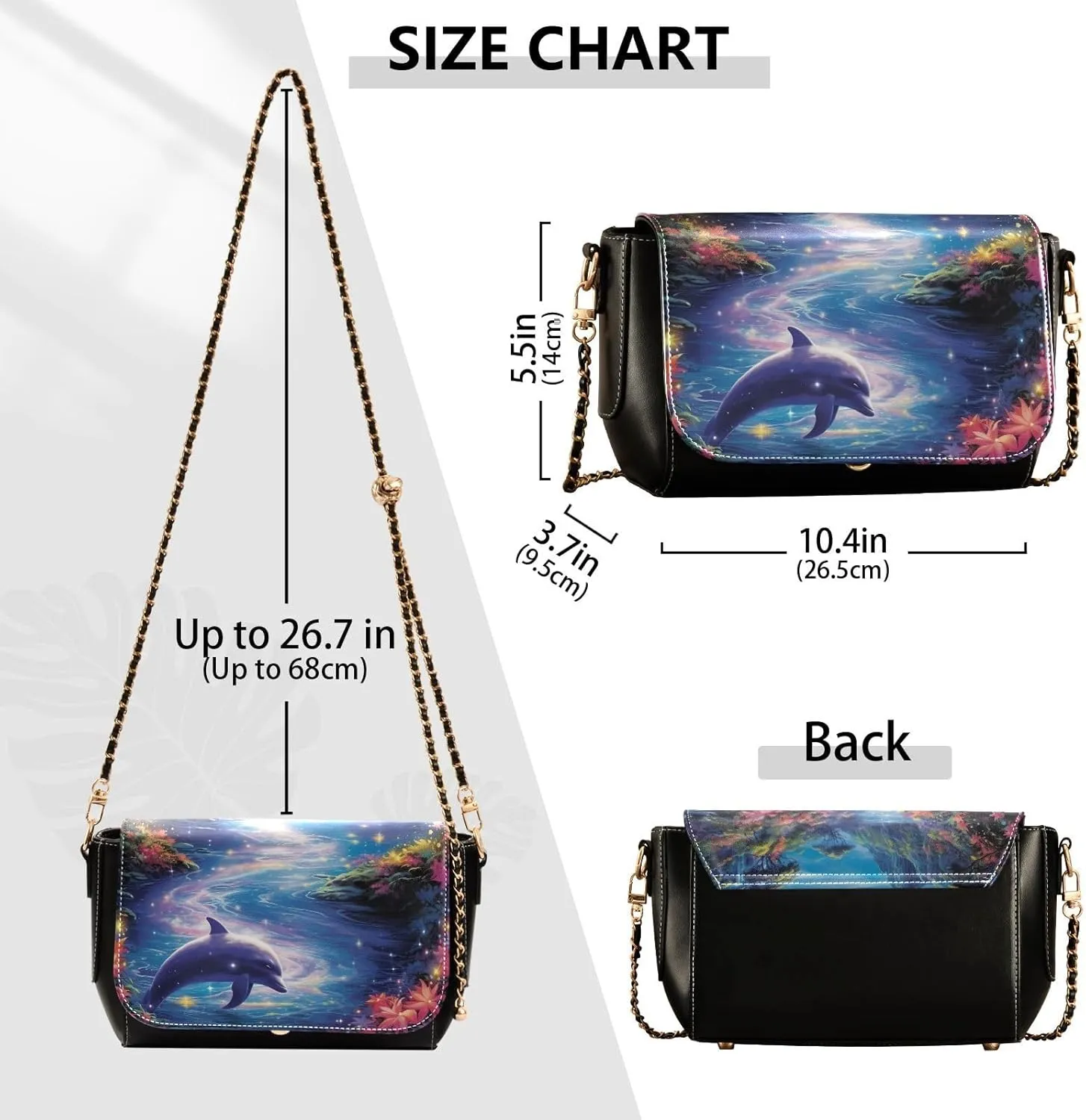 Crossbody Bags For Women Easter Eggs Bunny Rabbit PU Leather Purse Handbag 20847854