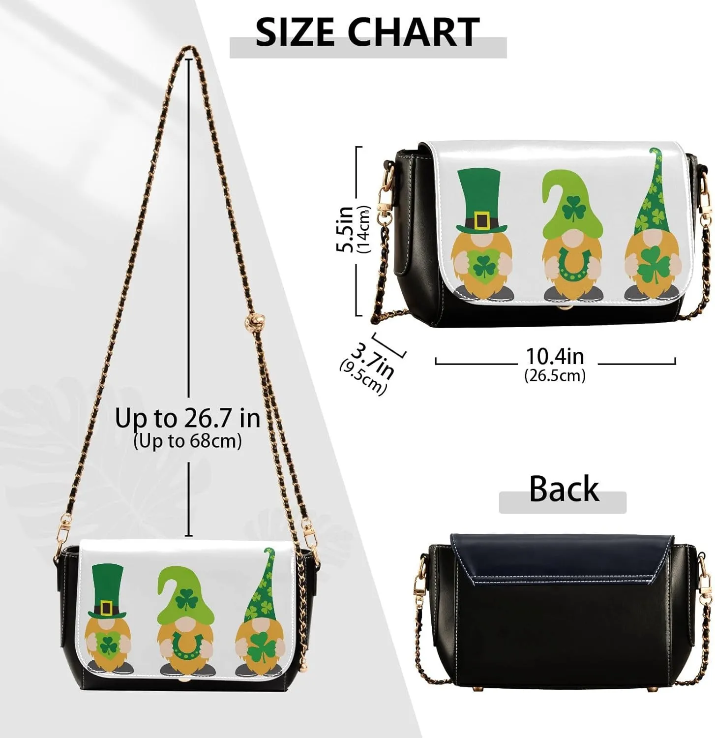 Crossbody Bags for Women Trendy Women's Black Shoulder Bag Small PU Leather Flap Cross Body Bag Handbags