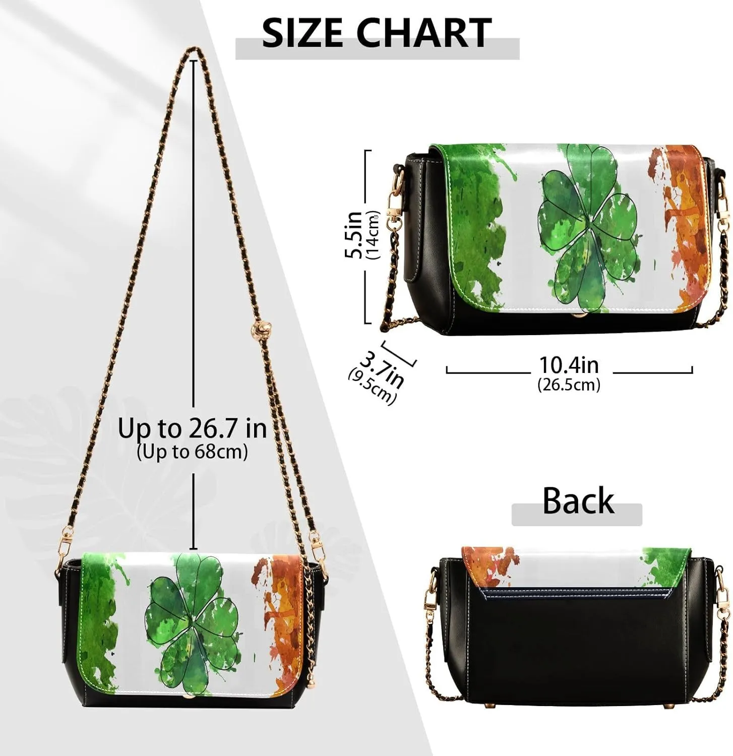 Crossbody Bags for Women Trendy Women's Black Shoulder Bag Small PU Leather Flap Cross Body Bag Handbags