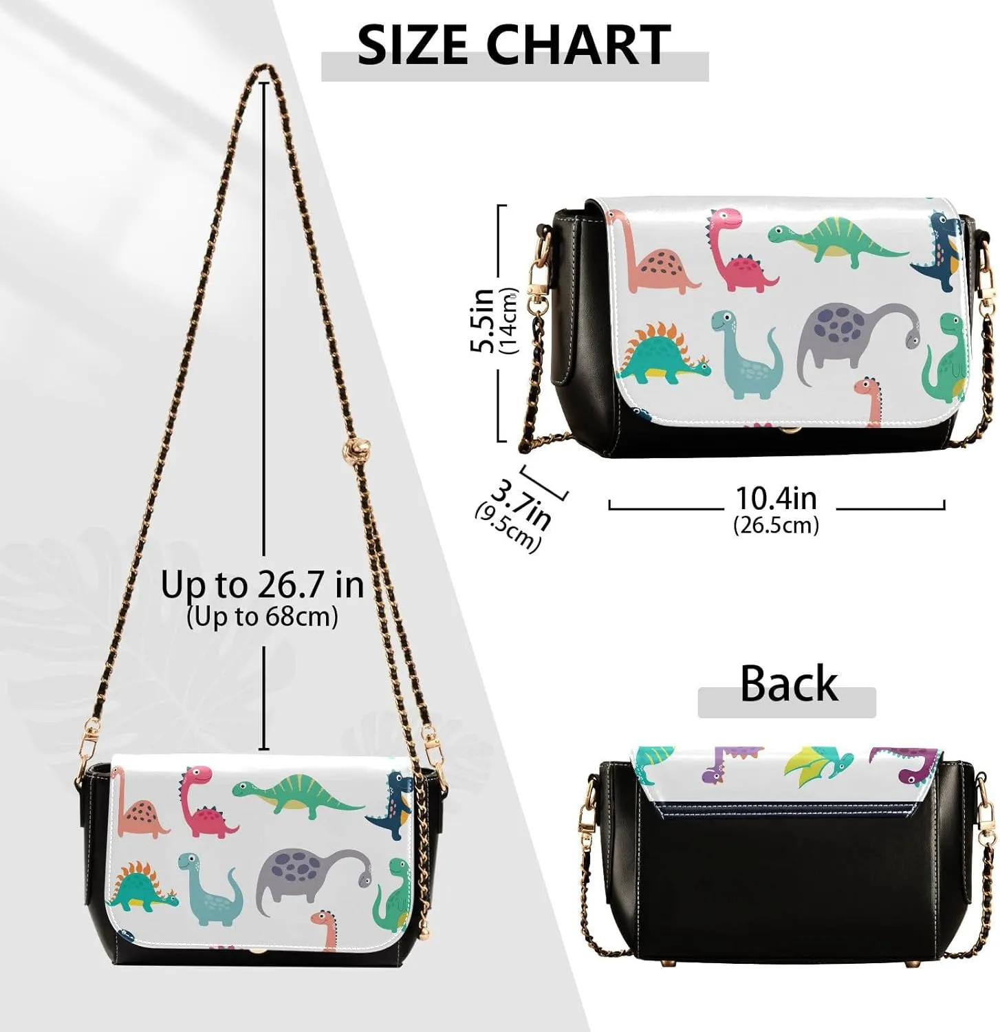 Crossbody Bags for Women Trendy Women's Black Shoulder Bag Small PU Leather Flap Cross Body Bag Handbags