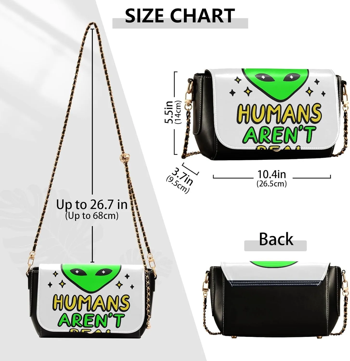 Crossbody Bags for Women Trendy Women's Black Shoulder Bag Small PU Leather Flap Cross Body Bag Handbags