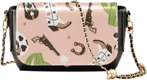 Crossbody Bags for Women Trendy Women's Black Shoulder Bag Small PU Leather Flap Cross Body Bag Handbags