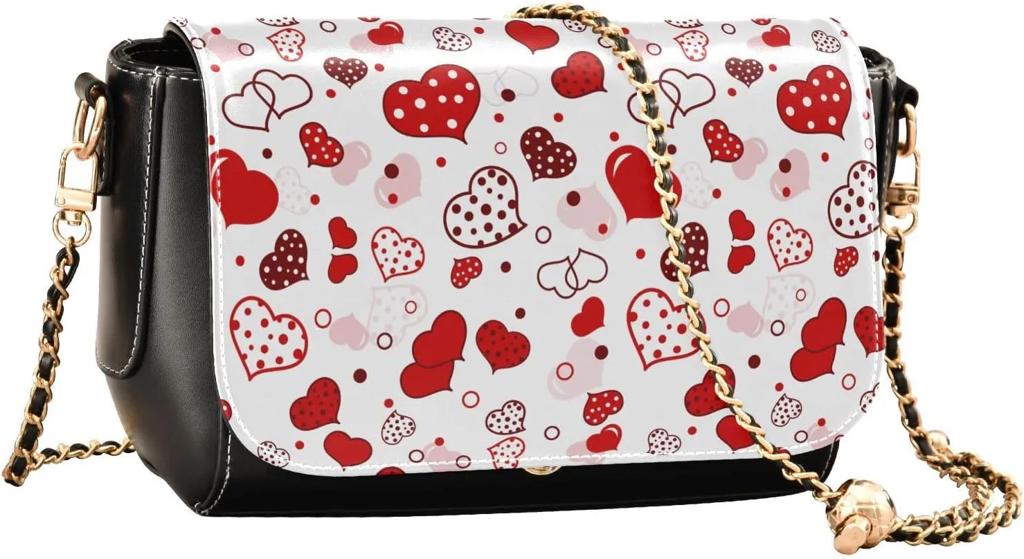 Crossbody Bags for Women Trendy Women's Black Shoulder Bag Small PU Leather Flap Cross Body Bag Handbags