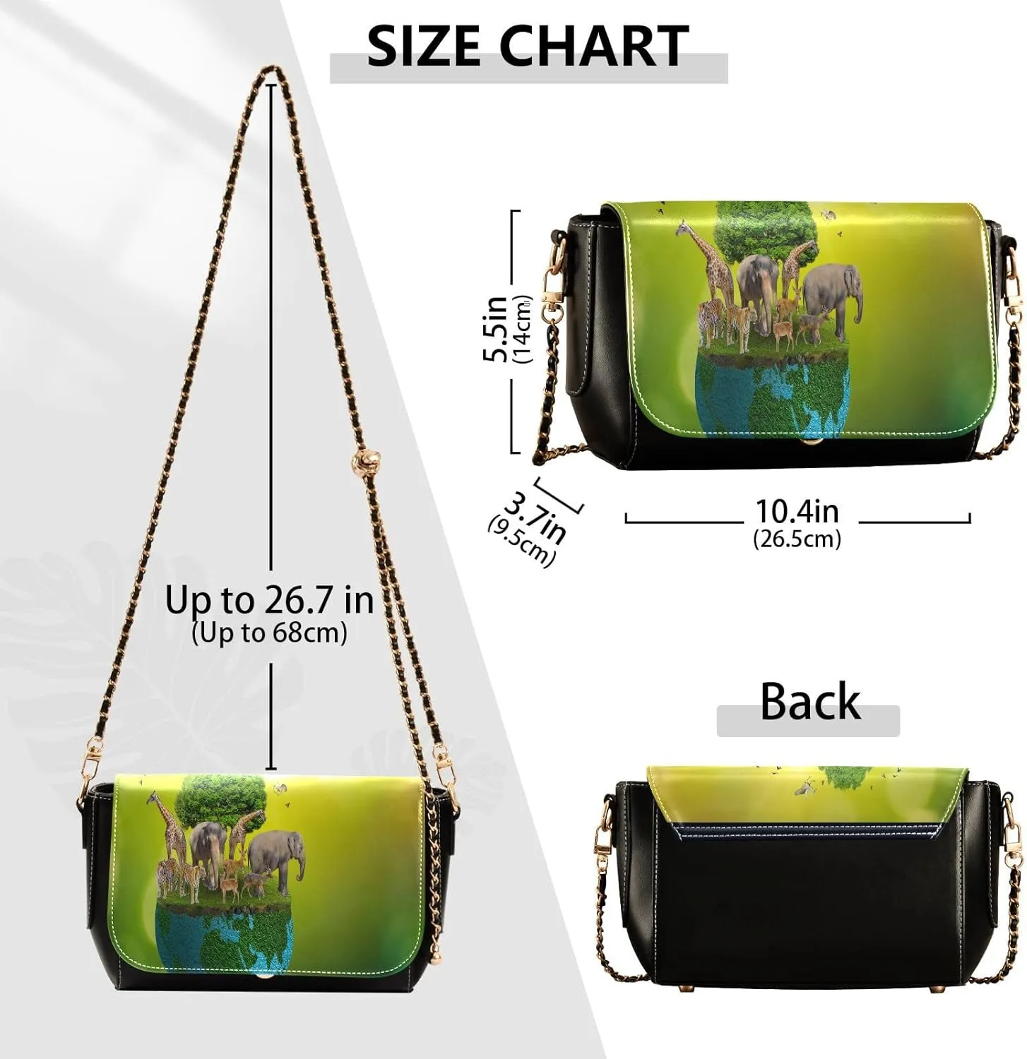 Crossbody Bags for Women Trendy Women's Black Shoulder Bag Small PU Leather Flap Cross Body Bag Handbags