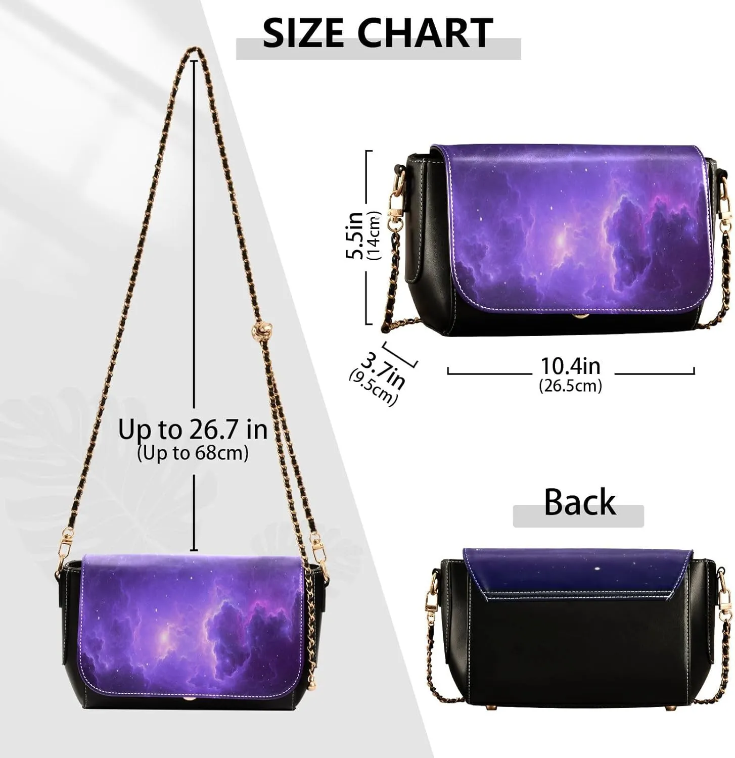 Crossbody Bags for Women Trendy Women's Black Shoulder Bag Small PU Leather Flap Cross Body Bag Handbags