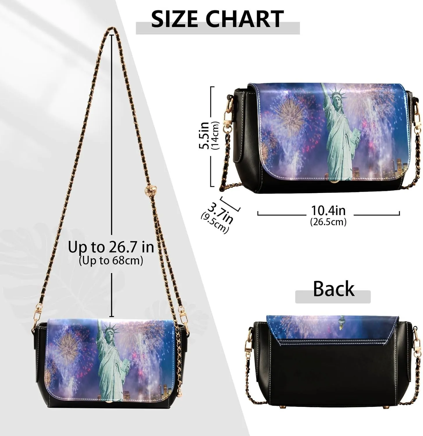Crossbody Bags for Women Trendy Women's Black Shoulder Bag Small PU Leather Flap Cross Body Bag Handbags