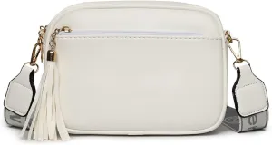 Crossbody Purses for Women Trendy,Vegan Leather Medium Crossbody Bag,Women's Crossbody Travel Purse Built in Wallet