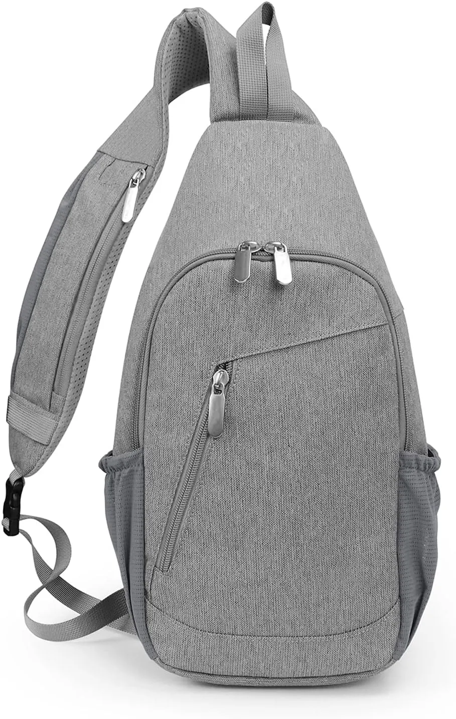 Crossbody Sling Bag,Chest Shoulder Travel Hiking Backpack,Casual Daypack(Grey)