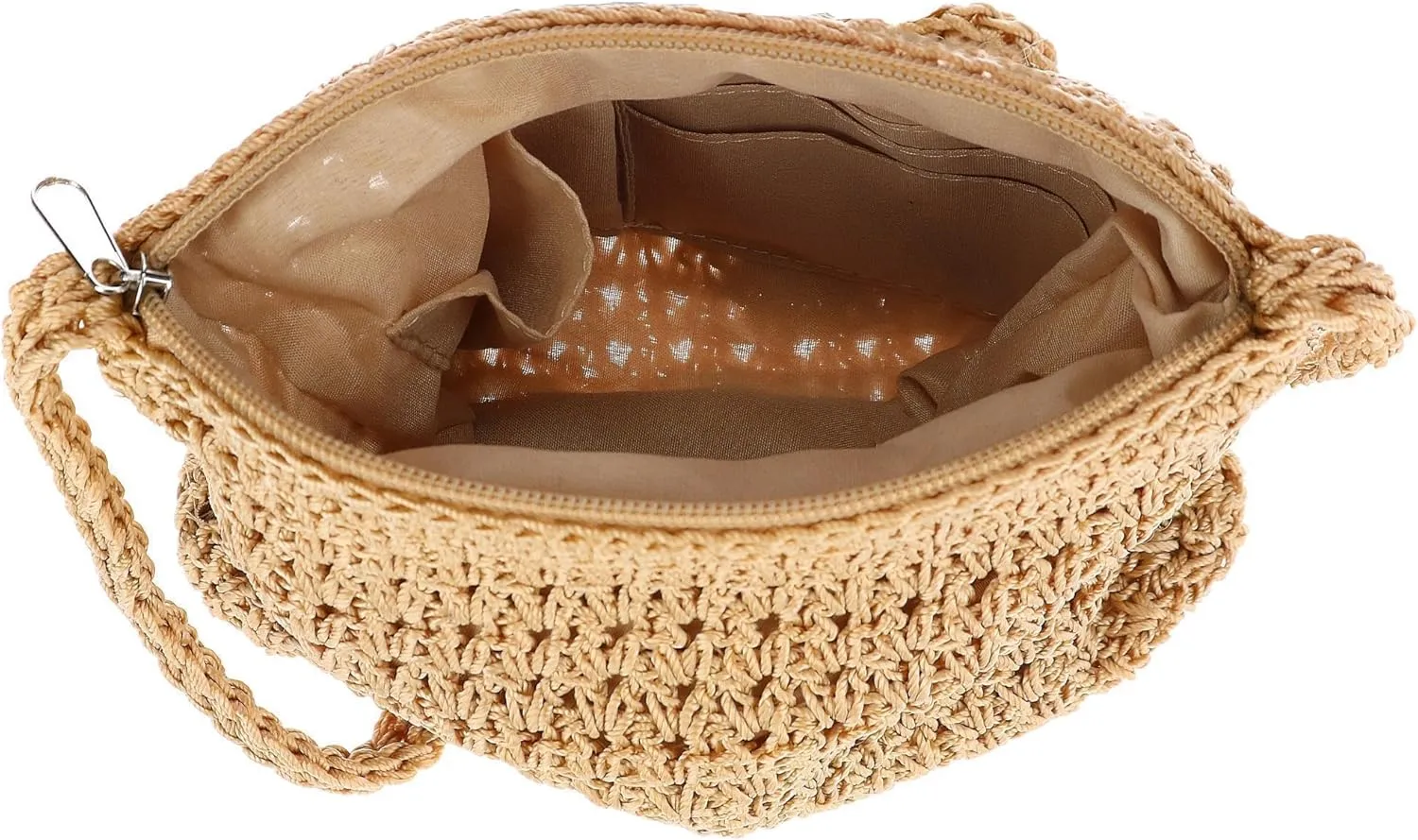CTM® Women's Crochet Crossbody Handbag