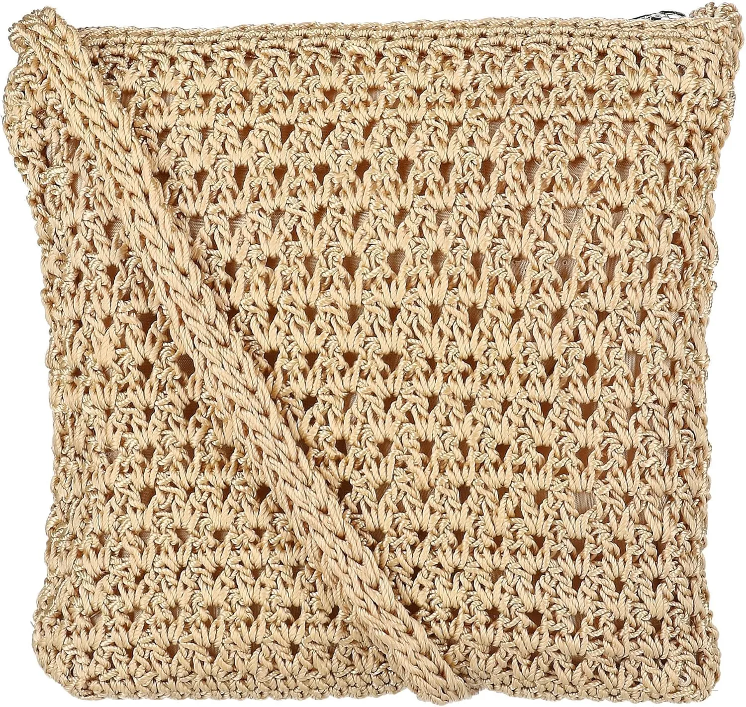 CTM® Women's Crochet Crossbody Handbag