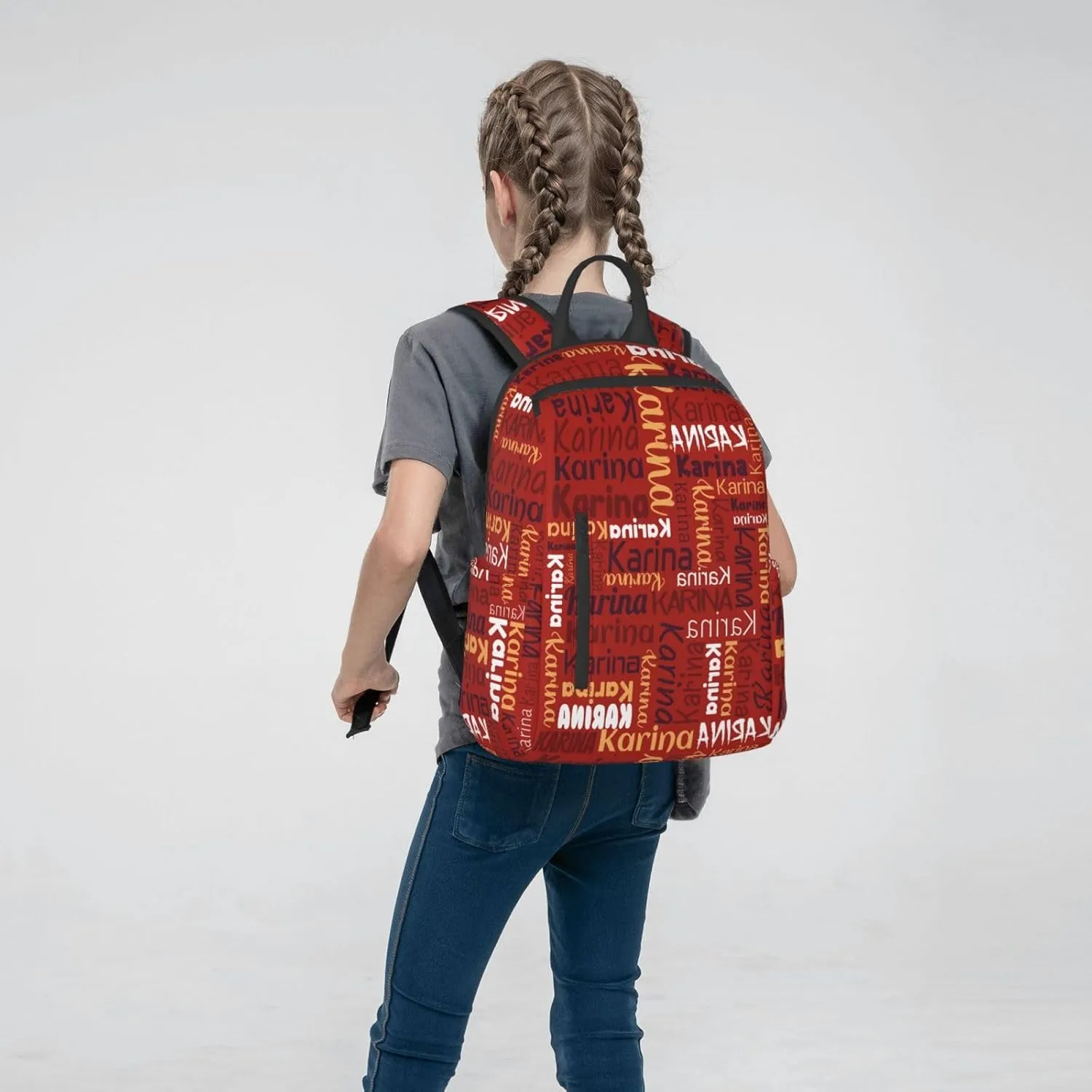 Custom Name Kid'S Backpack Personalized Daypack Bag Adult Backpack For Office Shopping School Travel Customizable Bookpack For Girls Boys Men Women