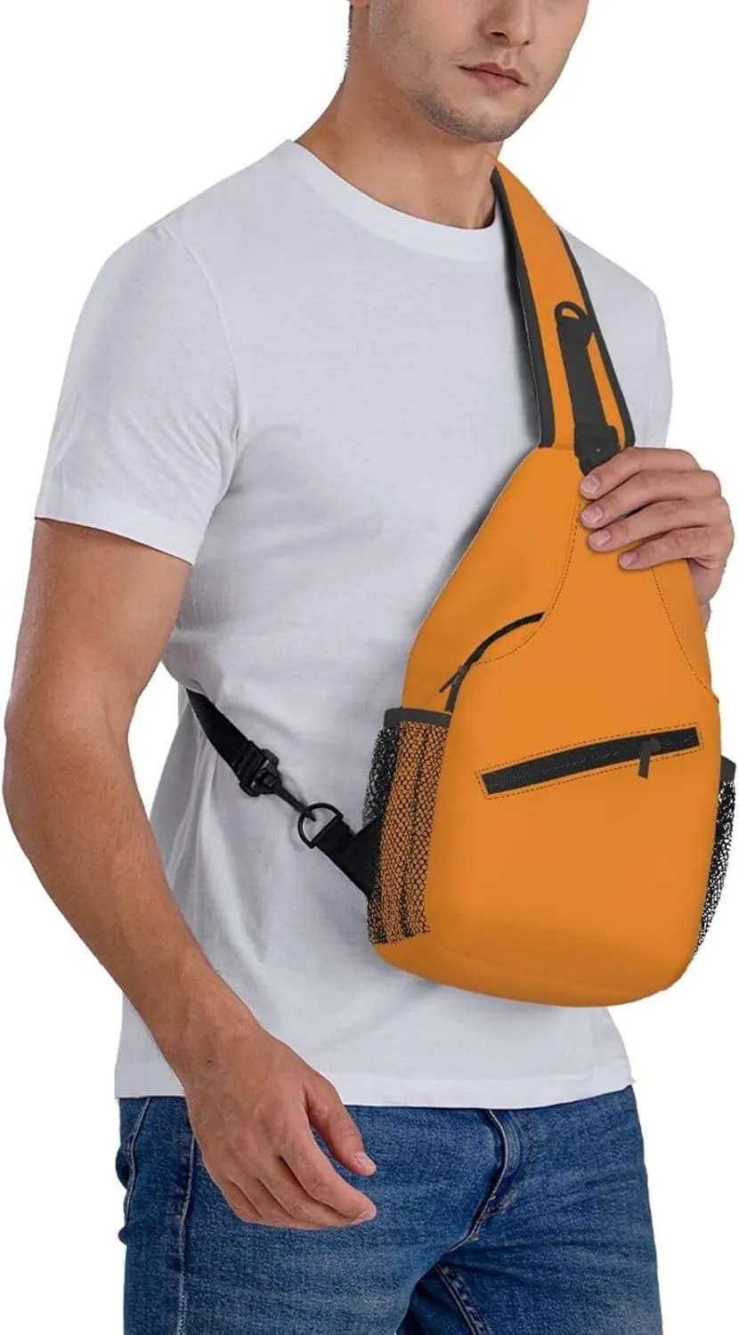 Cute dog in flowers Men's And Women's Small Crossbody Bags Chest Bags Daily Bags Are Suitable For Outdoor Hiking Trips