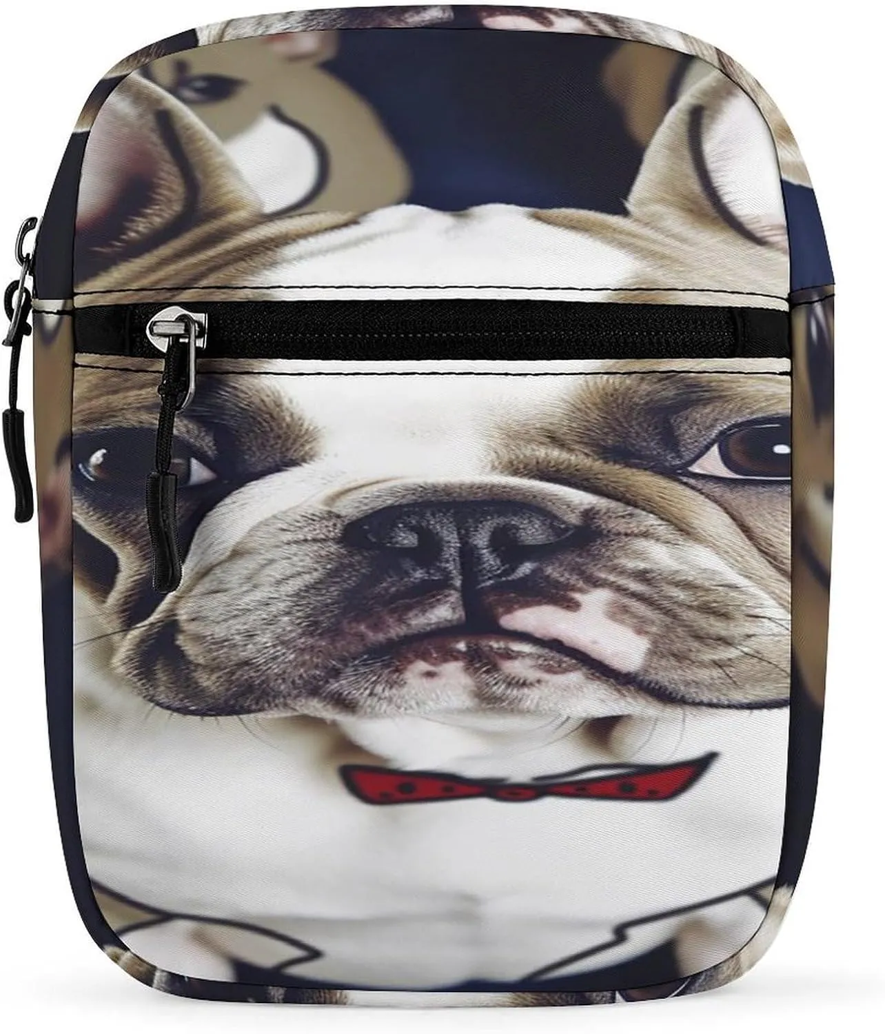 Cute French Bulldog Small Satchel Mini Crossbody Sling Bag Shoulder Bag for Men Women Workout Travelling