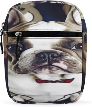 Cute French Bulldog Small Satchel Mini Crossbody Sling Bag Shoulder Bag for Men Women Workout Travelling