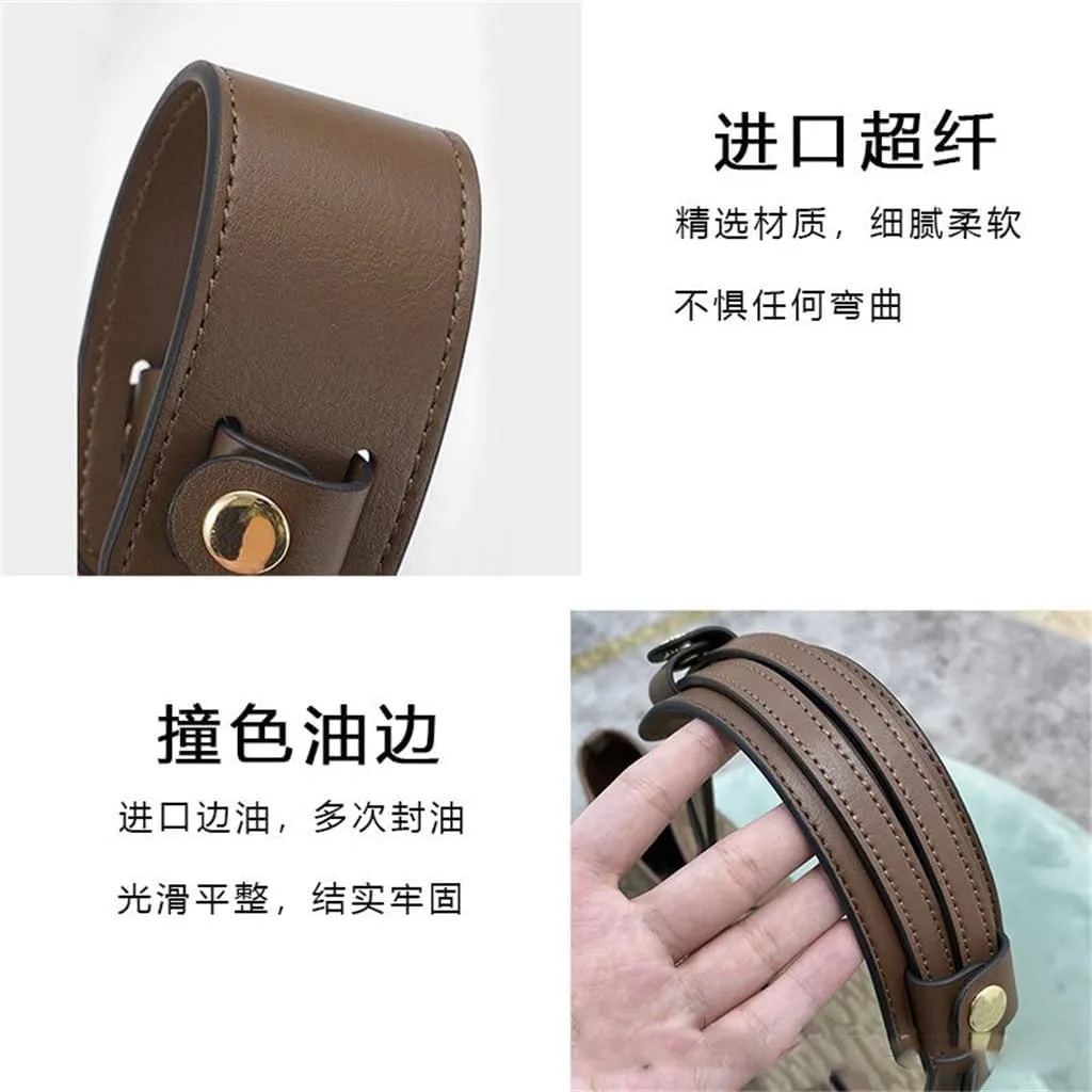 Dark Brown Bag Shoulder Strap Decompression Wide Shoulder Pad Replacement Shoulder Brace Accessories