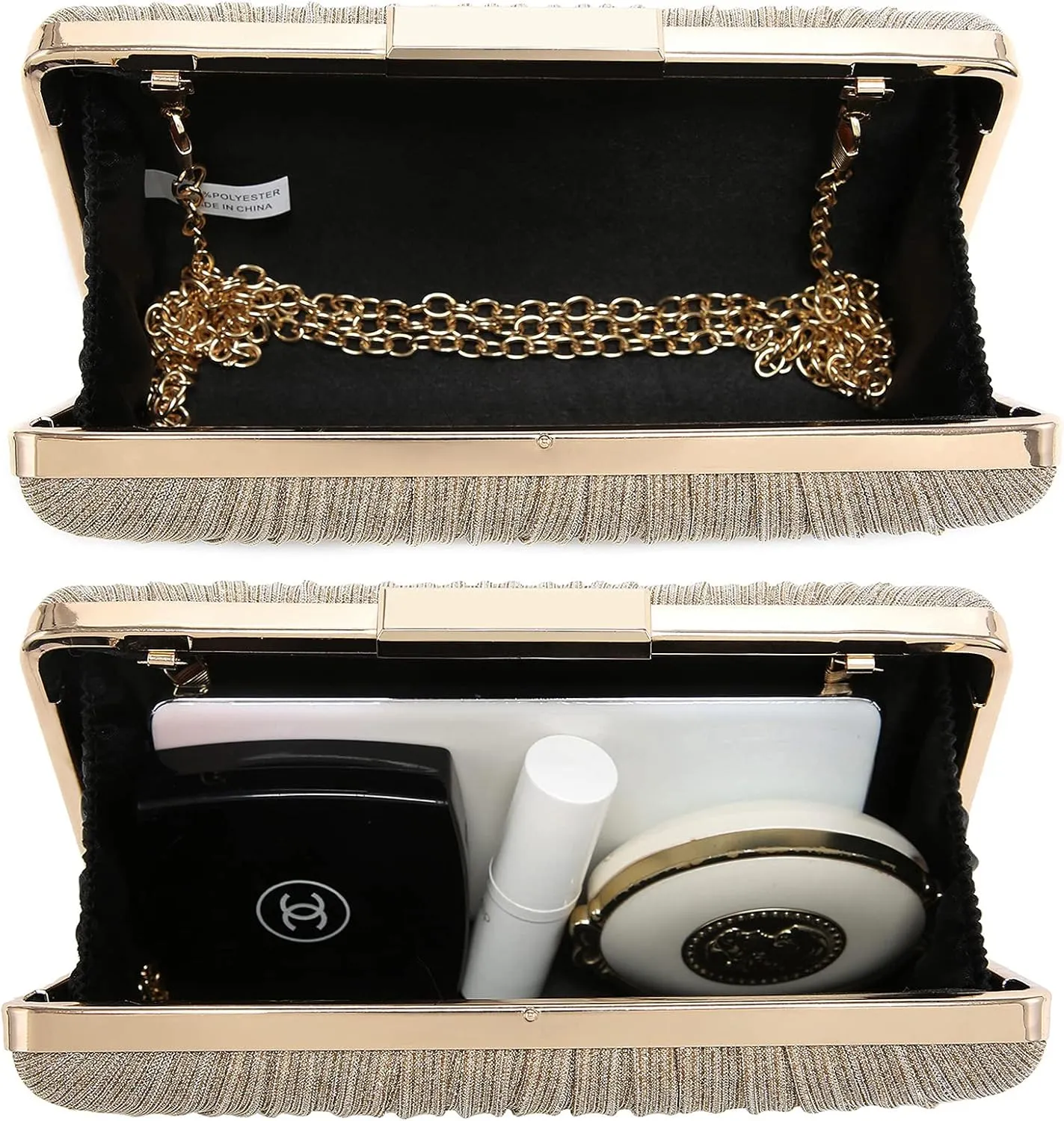 Dasein Women Evening Purses Clutch Bags Formal Party Clutches Wedding Purses Cocktail Prom Handbags